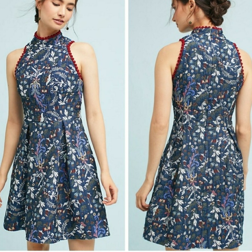 Nicole Miller Brooklyn jacquard dress *NWT*